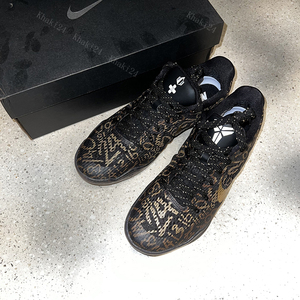 k24特价 nike kobe 11 zk11黑金曼巴日科比11低帮球鞋 865773-991