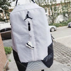 khaki24 jordan aj11白色康扣黑曜石大容量书包双肩包 ha4470-100