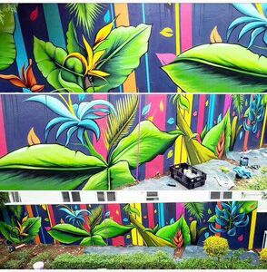 武汉杭州墙绘墙体彩绘手绘墙幼儿园3d立体壁画涂鸦美丽乡村文化墙