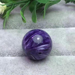 天然紫龙晶单珠 深紫满龙纹 散珠1618mm20mm22mm单珠2.0圆珠多宝