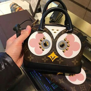 二手 lv女包小鸡新款爱情鸟女士贝壳包 nano alma m61708