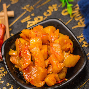 果仁香湖北天门土特产酱菜开胃下饭菜咸菜萝卜干香辣腌菜两瓶装