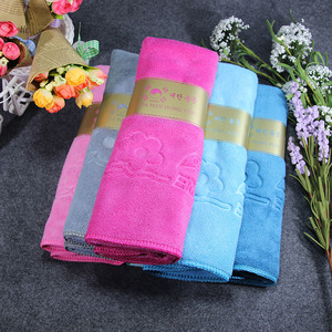 韩国阿里郎平绒毛巾 超强吸水短绒短毛超强吸水74x35cm