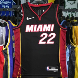 美版正品热火队巴特勒22号韦德3号au球员版复古城市版球衣篮球服
