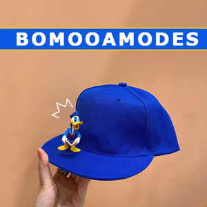 元气满满爱读书的唐老鸭棒球帽 3d立体动物鸭子手办装饰帽子潮