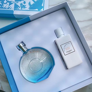 hermes爱马仕蓝色橘彩星光100ml香水礼盒全新正品包顺丰