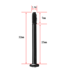 电脑水冷冷排风扇固定螺丝加长3.2CM夹汉堡6#-32螺钉螺纹3.4MM