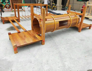 幼儿园户外玩具平衡体能训练组合儿童体育器材钻洞攀爬广场游乐
