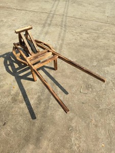 幼儿园亲子活动道具独轮车儿童手推木制鸡公车研学旅行拓展夏令营