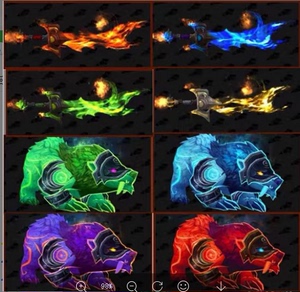 魔兽世界代练wow果冻熊德鲁伊/能量的平衡/职业坐骑/神器外观幻化