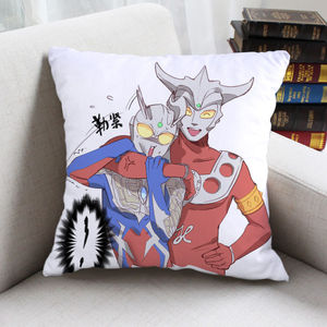 tb205306228淘宝奥特曼抱枕被子两用泰罗 欧布 杰克可爱靠背枕垫