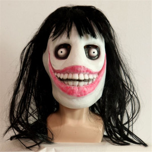 杰夫杀手面具美国都市传说头套jeff the killer mask恐怖邪恶面具
