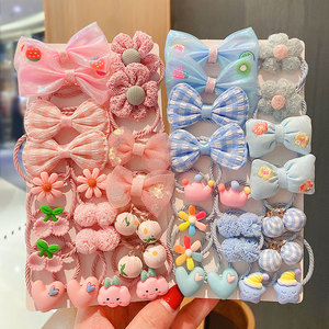 儿童皮筋不伤发扎头绳女童宝宝可爱头饰蝴蝶结发圈小女孩发绳发饰