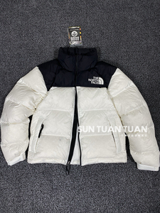 现货 the north face 北面1996白色羽绒服 鹅绒保暖retro nuptse