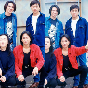 beyond黄家驹演唱会同款衣服红色牛仔外套秋冬牛仔夹克帅气外套男