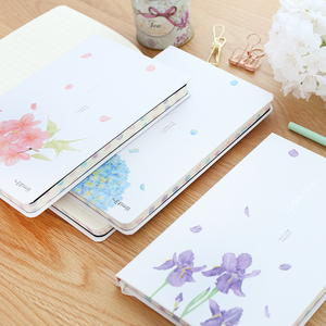 《花间留白》精装花边横线小清新笔记本记事本学生日记本子