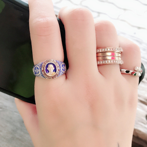 000人付款淘宝福来运转泰国佛牌正品龙婆瑞自身像纯银戒指招财转运