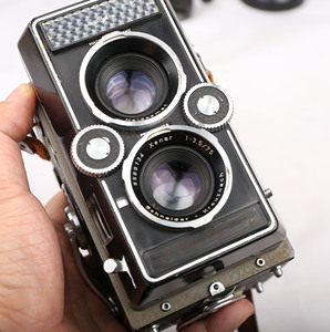 禄来rollei magic双反机械120中画幅胶片双眼镜头6x6相机