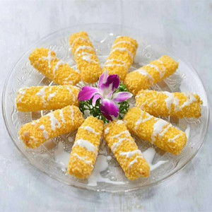 奶酪玉米酥黄金玉米酥油炸小吃饭店酒店早餐半成品方便速冻点心