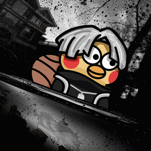 鸡你太美车贴个性创意卡通搞笑网红同款油箱盖汽车身摩托车贴纸