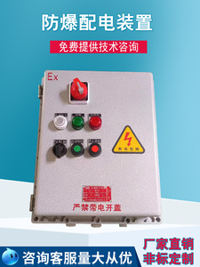 防爆配电装置仪表控制箱软启动箱断路器照明动力电源检修插座箱柜