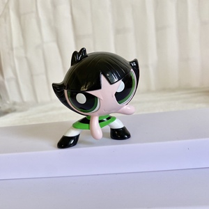 全新汉堡王飞天小女警系列玩具卡通动漫人物毛毛公仔摆件