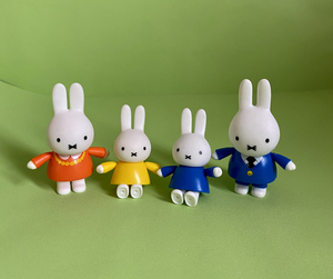 散货 miffy米菲大冒险 米菲一家人卡通兔子人偶可动手办摆件