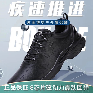 艾舒朗2088情侣款头层牛皮鞋 8芯片能量鞋抑菌防臭鞋 磁灸鞋