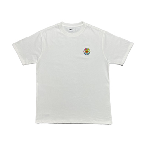 j balvin ×takashi murakami村上隆夜光变色刺绣太阳花短袖t恤潮