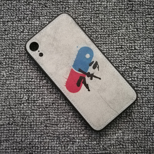 适用于iphone13pro xr max 8p阿基拉 akira 药丸 动漫布纹手机壳