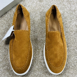 真皮男鞋2022夏季新款麂皮绒面皮革休闲舒适透气柔软轻盈耐磨防滑