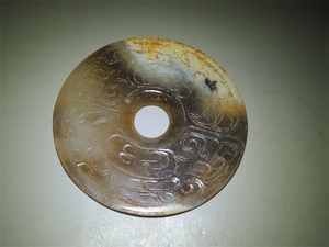 老玉古玉沁色