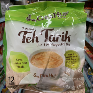 香港代购 马来西亚进口chek hup 泽合三合一香浓奶茶袋装480g12包
