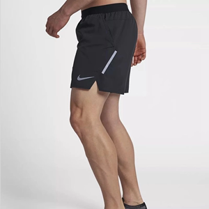 Nike耐克男款速干跑步器械健身时尚运动带三角防走光内衬休闲短裤