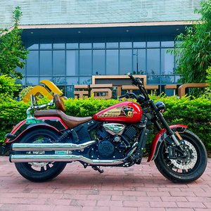 建设侦察兵700cc摩托车 v型双缸水冷老鼠兄弟美式复古巡航太子车