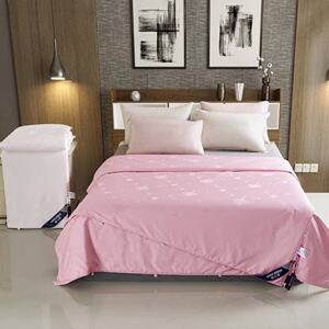 情人草家纺桑蚕丝子母蚕丝被全棉纯色加厚保暖冬被春秋被四季被子