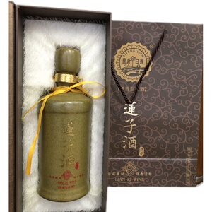 杭州建德特产里叶白莲 莲子酒50度500ml*1瓶陶瓷瓶装清香型