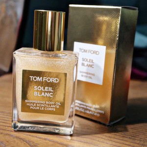 tom ford tf soleil blanc限量流沙璀璨流光香氛金色身体油45ml