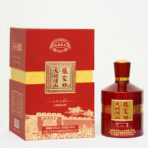 38度 大好河山酒 河山尊 500ml张家口特产 固态发酵高档商务白酒