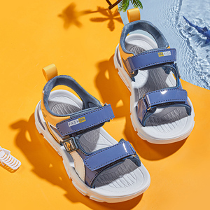 哈比熊童鞋男童凉鞋2024夏季儿童沙滩鞋子镂空透气运动鞋休闲防滑