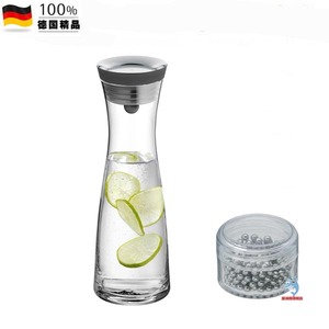 现货 WMF福腾宝德国进口玻璃冷凉水壶 水扎壶1L+杯子 含清洁钢珠