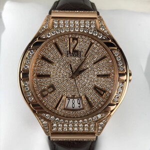 99新 伯爵piaget polo 系列 金表满天星后钻 自动机械 男士手表