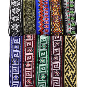 3厘米民族花边少数民族织带苗族服装装饰辅料蕾丝花边布料7米