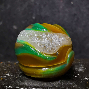 外蒙古阿拉善花眼玛瑙 天然原石 眼睛石 奇石 戈壁 缠丝 天珠草花