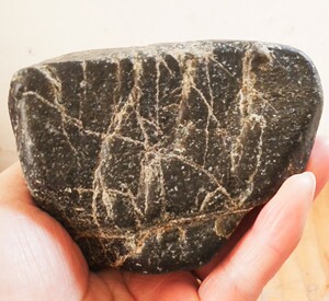 崂山仰口湾绿石海底玉石海淘石原石小品手把件