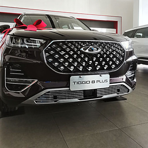 18-20款奇瑞瑞虎8 plus中网8p改装专用装饰前保险杠前脸亮条配件