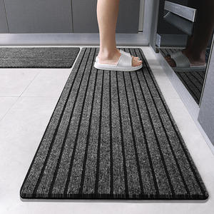 厨房地垫吸水防滑防油可擦免洗耐脏脚垫入户门垫进门门口地毯家用