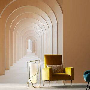 网红直播背景墙布立体空间感壁画视觉延伸墙纸2021新款电视墙壁纸