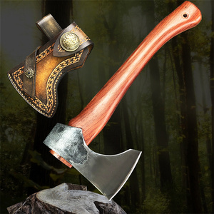 丛林户外砍伐尼曼斧子65号锰钢锻造营地斧头伐木工专用随身手斧