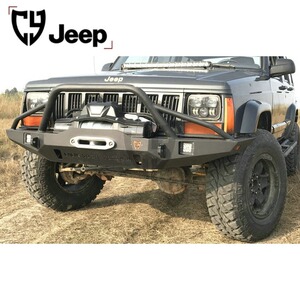 cy 小切前护杠 切诺基前杠 213保险杠改装2500 适用jeep小切诺基